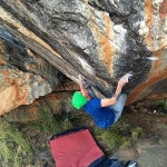 Gabriele Moroni débute son trip à Rockland avec deux 8B bloc flash