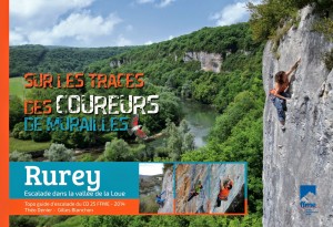 Topo falaise - Rurey, escalade dans la vallée de la Loue - 