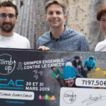Climb Up et CAC luttent contre le cancer