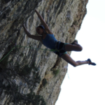 Oriane Bertone libère un nouveau 8c+ à Saint Leger