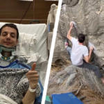 Trois mois seulement après son opération, Paul Robinson est de retour dans le 8A bloc !