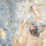 Sean Bailey réalise la troisième ascension de « Bibliographie » à Céüse !