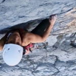Katherine Choong répète la grande voie « Hattori Hanzo », 8b+ max