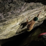 Marine Thévenet coche « Compass north » 8B+ bloc