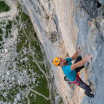 Jernej Kruder enchaîne « Pan Aroma », une grande voie de 500 mètres cotée 8b+