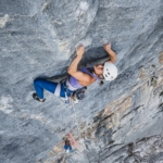 Katherine Choong réussit la première ascension féminine de « Piz Dal Nas » (8b, 500 m)