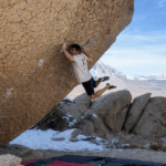 Simon Lorenzi réussit le premier flash de « The Swarm », l’un des blocs les plus mythiques des Buttermilks